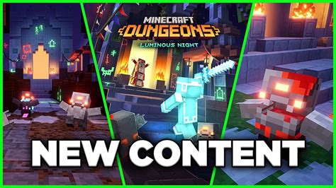 NEW LUMINOUS NIGHT Season Two Minecraft Dungeons YouTube