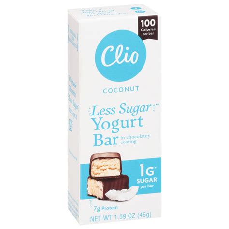 Clio Less Sugar Yogurt Bar Coconut Oz Delivery Or Pickup Near