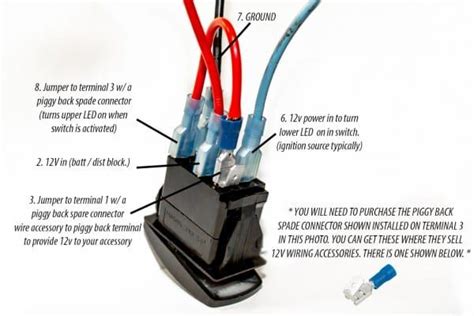 Rocker Switch Wiring 4 Pin