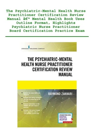 PDF) The Psychiatric-Mental Health Nurse Practitioner Certification ...