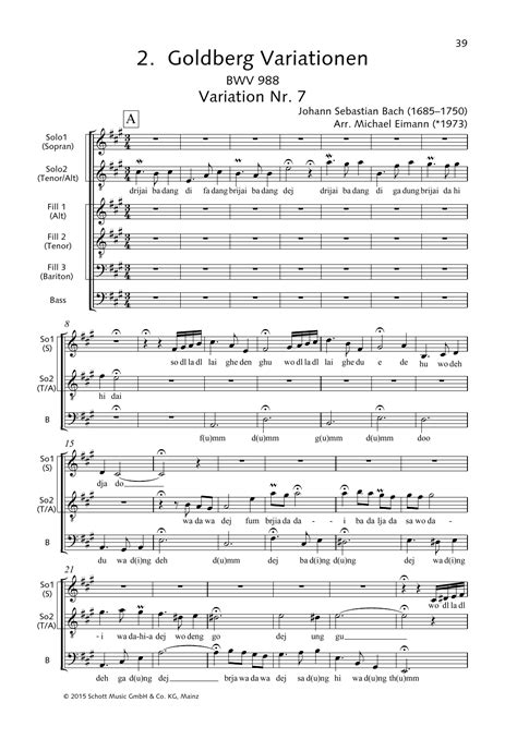 Download Johann Sebastian Bach Goldberg Variations Variation No 7