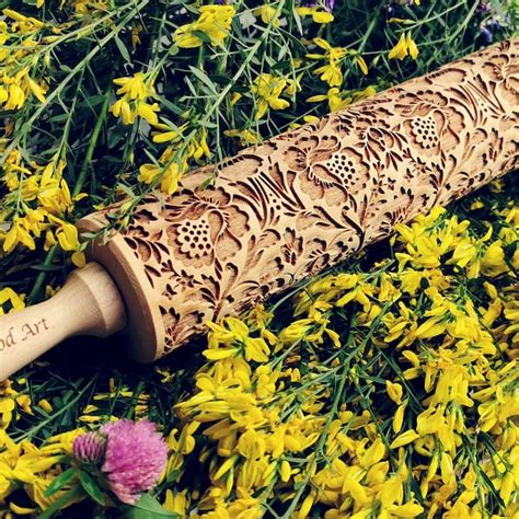 Engraved Rolling Pin Etsy