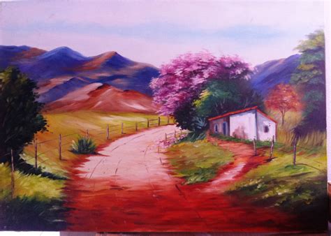 Pintura Em óleo Sobre Tela Mãos à Obra Ateliê Elo7