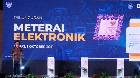 Foto Peruri Telah Luncurkan E Materai Ini Daftar Distributornya