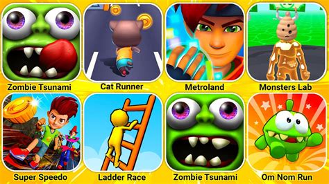 Zombie Tsunami Cat Runner Count Master Sticky Dash Blob Man Run