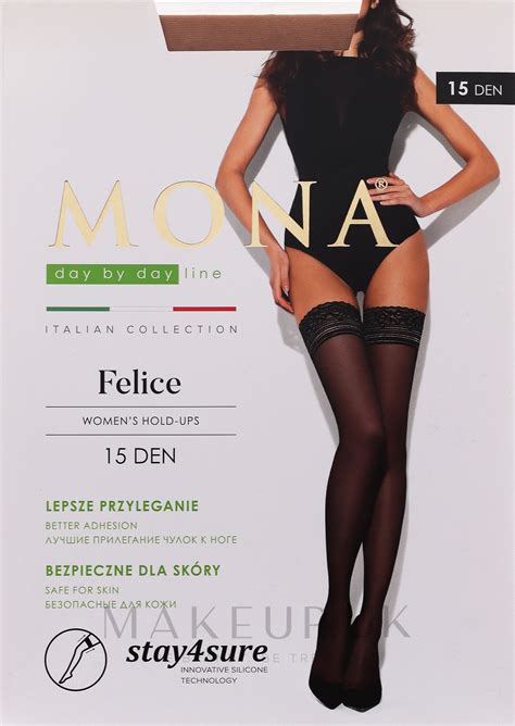 MONA Felice Stockings 15 Den Visone Makeup Uk