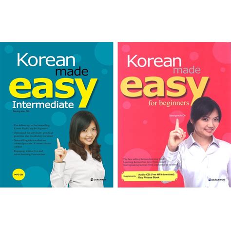 Jual Buku Korean Made Easy For Beginner Intermediate Black White