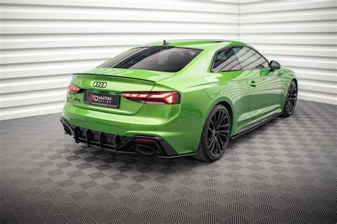 Сплиттеры бампера заднего боковые Maxton Design для Audi Rs5 B9 рестайлинг 19