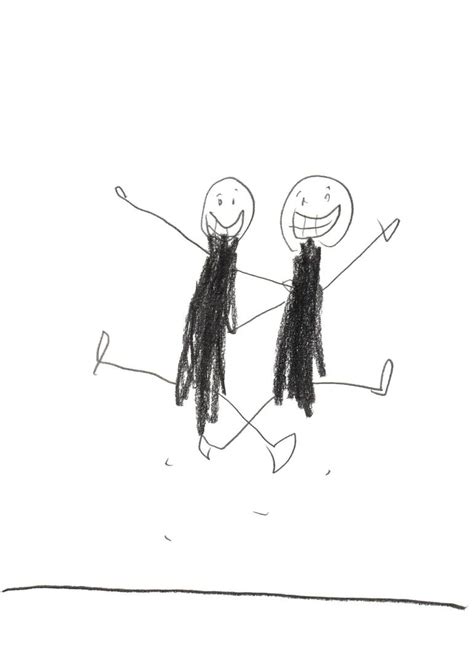 Best friends for life Drawing by Julien Gerber | Saatchi Art