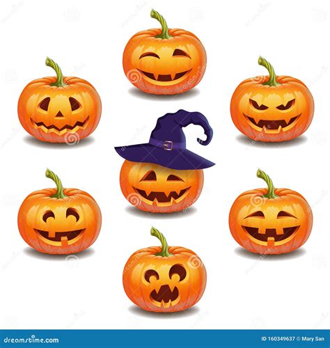 Pumpkins Face Stock Illustrations – 13,823 Pumpkins Face Stock ...