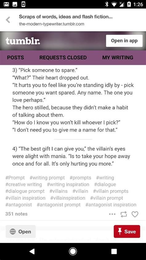 Hero X Villain Writing Motivation Writing Inspiration Prompts Story