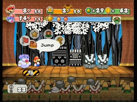 Screenshot Of Paper Mario The Thousand Year Door Gamecube 2004