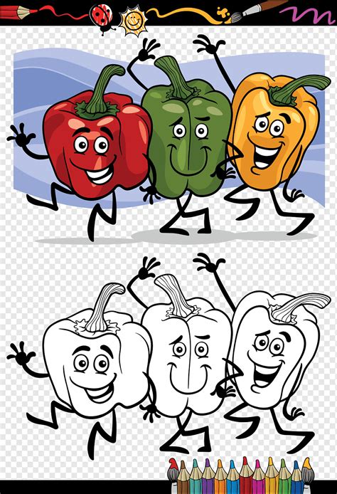 Verduras De Divertidos Dibujos Animados Png Pngwing