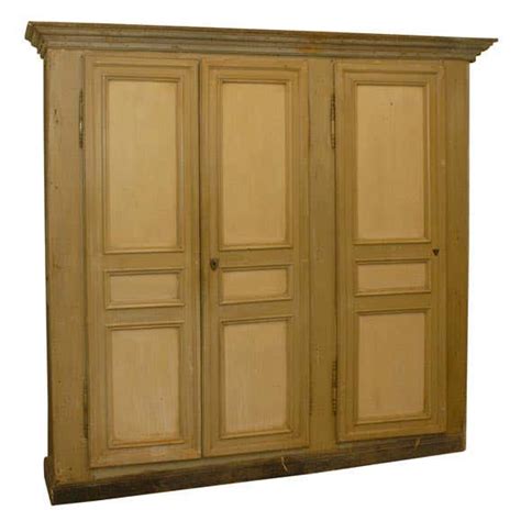 19th Century French Painted Armoire At 1stdibs