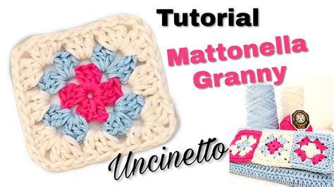 Tutorial Mattonella Granny Uncinetto Con Trucchetto Granny Square