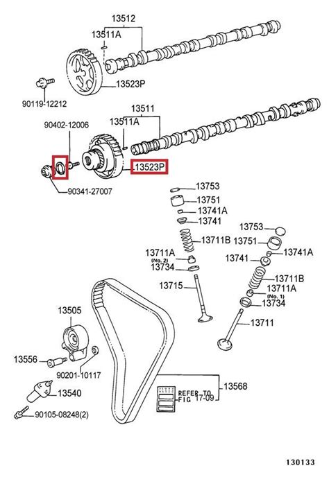 VVT I Cam Gear O Ring Washer Seal Kit Toyota Lexus GS300 IS300 SC300