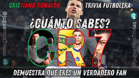 Cuánto sabes de CRISTIANO RONALDO YouTube