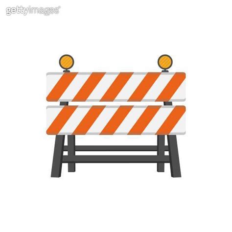 under construction barrier icon vector illustration graphic design 이미지