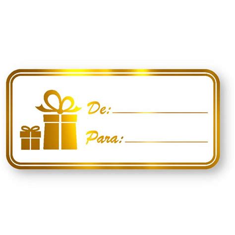Adesivo De Para Ref Hot Stamping Dourado Unidades Stickr Rizzo Loja De
