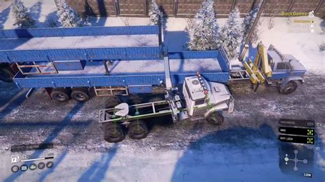 How I loaded the sideboard trailer for anyone curious : r/snowrunner