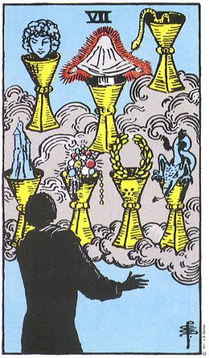 Ý Nghĩa Lá Bài Seven of Cups Trong Tarot