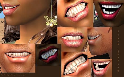 Sims 4 Gold Teeth Cc