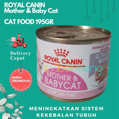 Jual ROYAL CANIN MOTHER BABY CAT 195GR ROYAL CANIN WETFOOD KALENG