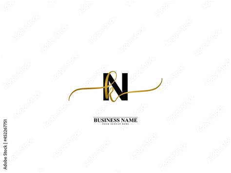 Letter Nk Logo Creative Nk Kn Signature Logo For Wedding Fashion