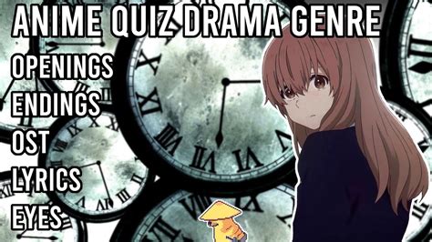 Anime Quiz Drama Openings Endings OST Lyrics And Eyes YouTube