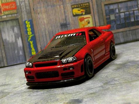 My Custom Hot Wheels Nissan Skyline R34 GT R My Favourite And The Number One In The Collection