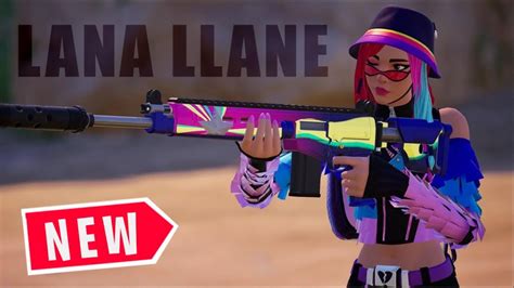 NEW LANA LLANE Skin Gameplay Fortnite Crew February 2024 YouTube