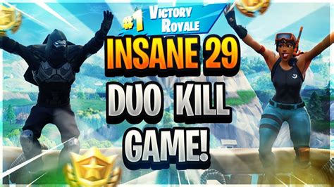 Insane 29 Kill Fortnite Mobile Duo Win With Evo Fortnite Battle