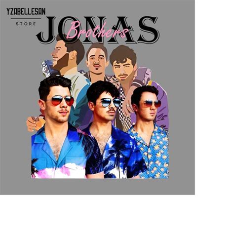 Jonas Brothers Vintage Png Jonas Five Albums One Night Tour Inspire