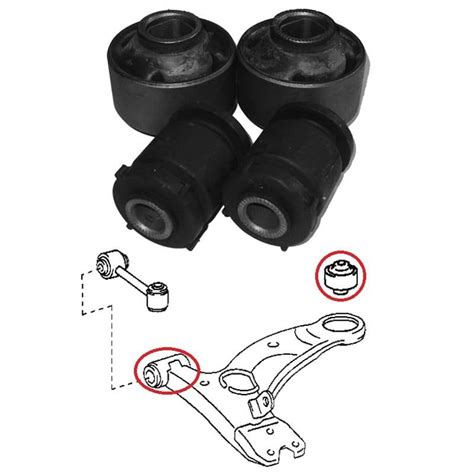 Silentblocs Des Deux Triangles De Suspension Avant Avensis Corona