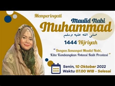 Live Streaming Smekda Bersholawat Dalam Rangka Memperingati