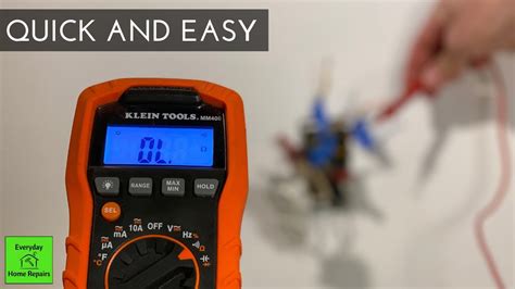 How To Trace Wires In A Wall Multimeter Continuity Test YouTube