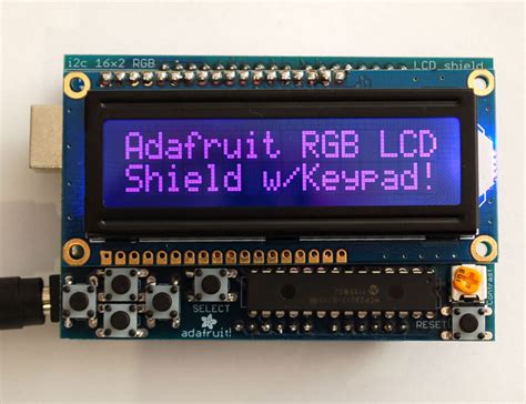 Arduino Usage Rgb Lcd Shield Adafruit Learning System