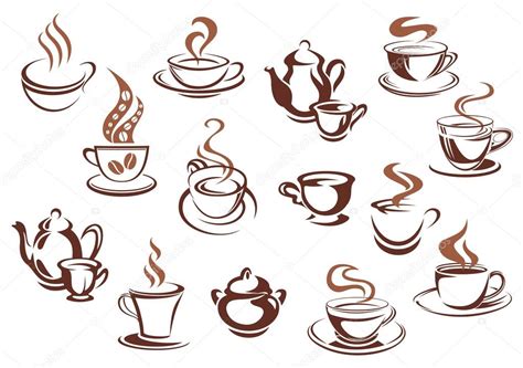 Vintage Coffee Cup Clipart