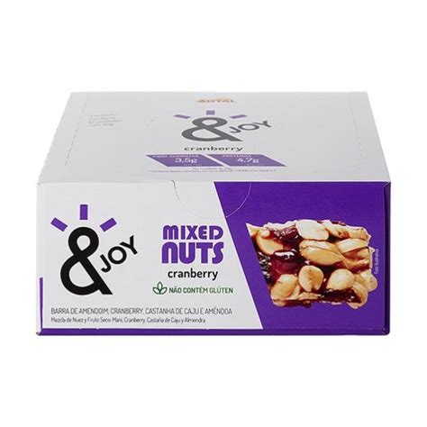 Barra Mixed Nuts Joy Cranberry G X Agtal No Shoptime