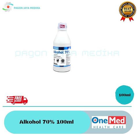 Jual Onemed Alkohol 70 100ml Alcohol Antiseptik 70 Persen Shopee