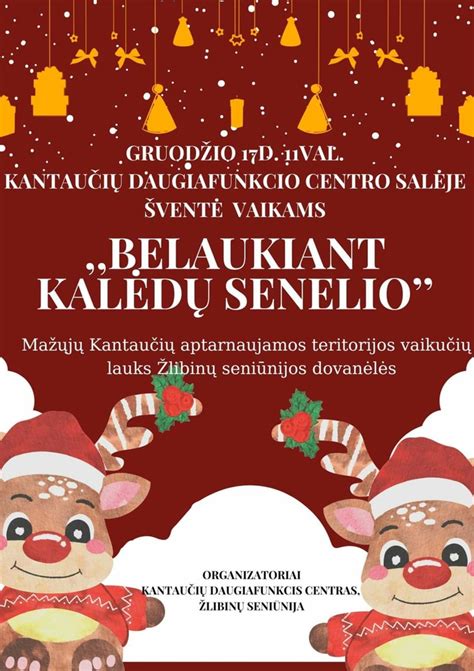 Šventė Vaikams „belaukiant Kalėdų Senelio”