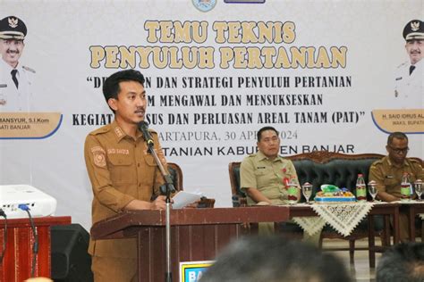 Samakan Persepsi Penyuluh Pertanian Se Kabupaten Banjar Ikuti Temu