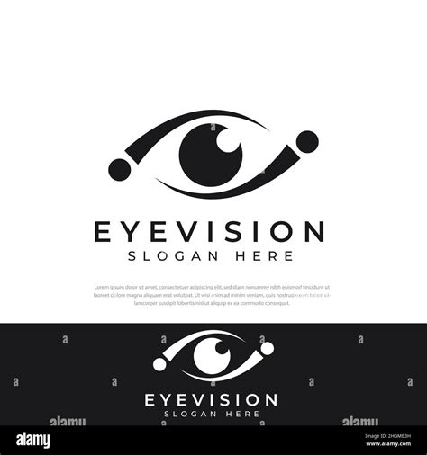 Black letter I Eye Logo Template, symbol, icon, design template Stock ...