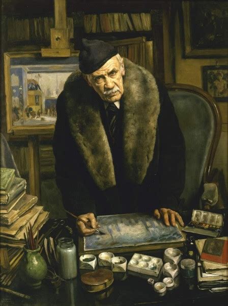 Иванов С. П. Портрет А. Н. Бенуа - Virtual Russian Museum