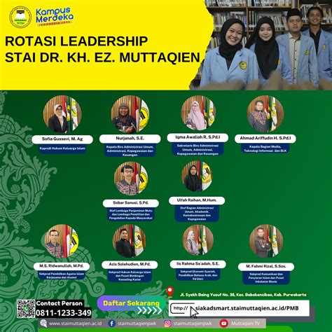 Promosi Dan Rotasi Pejabat Struktural Dan Staf Stai Dr Kh Ez Muttaqien