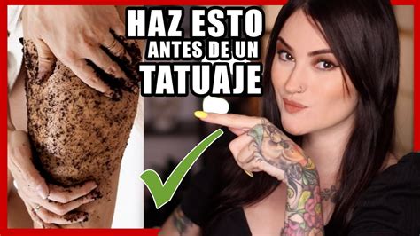 🚨10 Cosas Que Debes Hacer Antes De Un Tatuaje 👀 Youtube