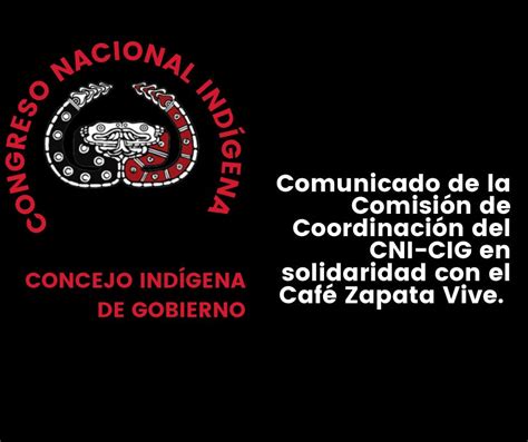 Comunicado De La Comisi N De Coordinaci N Del Cni Cig En Solidaridad