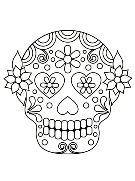 Coloriage Tête de Mort Pirate télécharger et imprimer gratuit sur