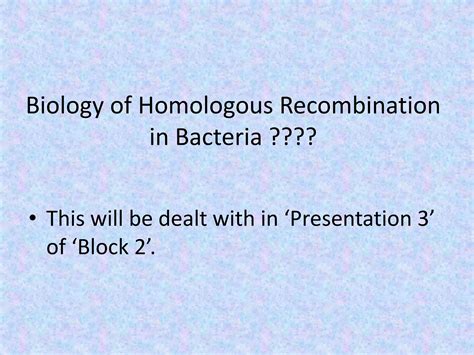 Transformation In Bacteria Ppt