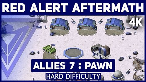 Red Alert Aftermath Remastered 4K Allies Mission 7 PAWN Hard